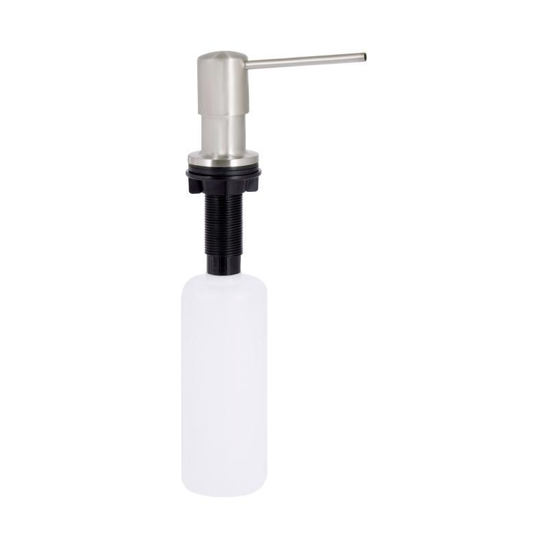 Дозатор для мийного засобу Lidz LK118 круглий Brushed Steel (LDLK118BRU46400), фото 1