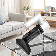 Акумуляторний пилосос з насадками та скребком для миття вікон Cleaner 5in1, фото 4