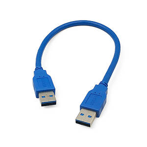 Кабель USB 3.0 "тато — тато" (AM/AM) 0.3м