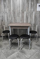 Кухонний комплект стіл розкладний і 4 табурети