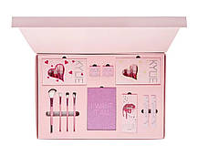 Набір подарунковий KYLI рожевий Подарунковий набір декоративної косметики 30 шт. у ящику, фото 3