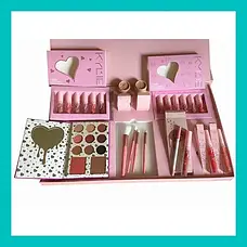 Набір подарунковий KYLI рожевий Подарунковий набір декоративної косметики 30 шт. у ящику, фото 4