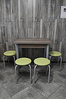 Кухонний комплект стіл розкладний і 4 табурети