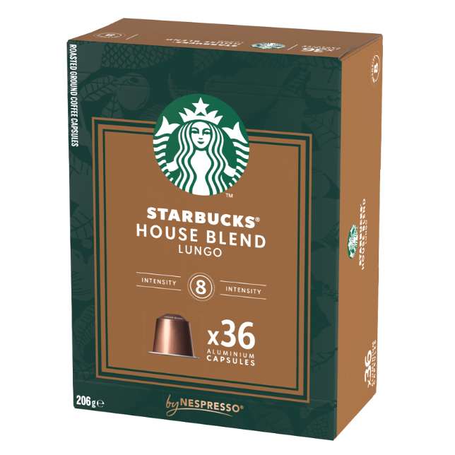 Starbucks by Nespresso House Blend Lungo (36 капсул)