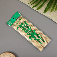 Палички для шашлику бамбукові 30 см х 2.5 мм 100 шт/уп