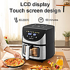 Аерофритюрниця Sokany SK-10031 1700Вт 7л конвекційна піч, фото 2