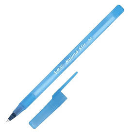 Ручка масляна BIC Round Stic синя