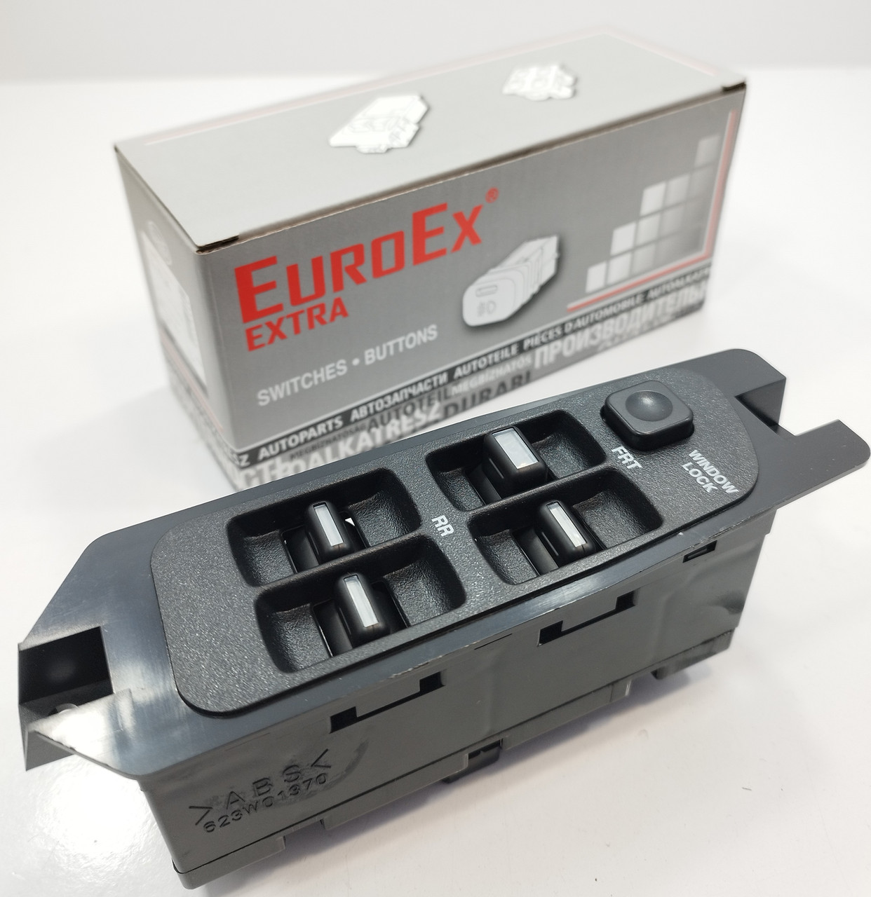 Кнопки склопідіймача Нексія EuroEx Угорщина, фото 1
