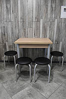 Кухонний комплект стіл розкладний і 4 табурети