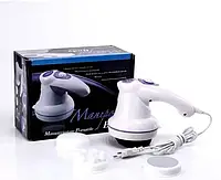 Ручной антицеллюлитный массажер 4 в 1 Body Innovation LY-785, вибрационный массажер для тела с насадками. qwr