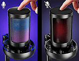 Мікрофон із підсвіткою WS-805 USB RBG, фото 4