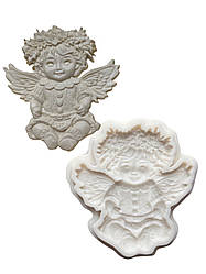 Силіконовий молд "ЯНГОЛ дівчинка"