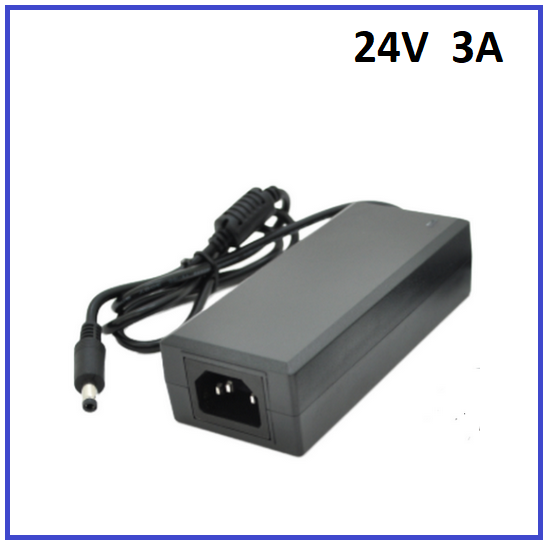 Імпульсний адаптер живлення Voltronic 24В 3А (72Вт) штекер 5.5/2.5
