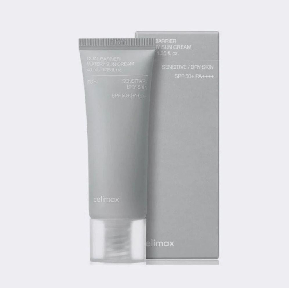 Сонцезахисний крем з керамідами Celimax Dual Barrier Watery Sun Cream SPF 50+ PA++++ 40 мл