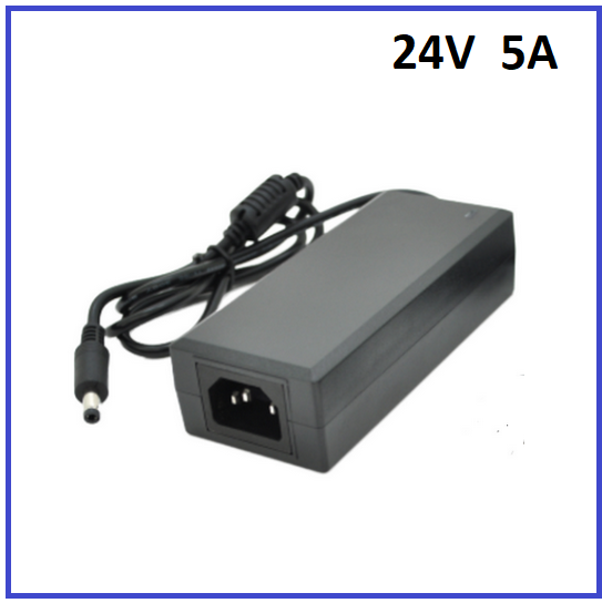 Імпульсний адаптер живлення Voltronic 24В 5А (120Вт) штекер 5.5/2.5