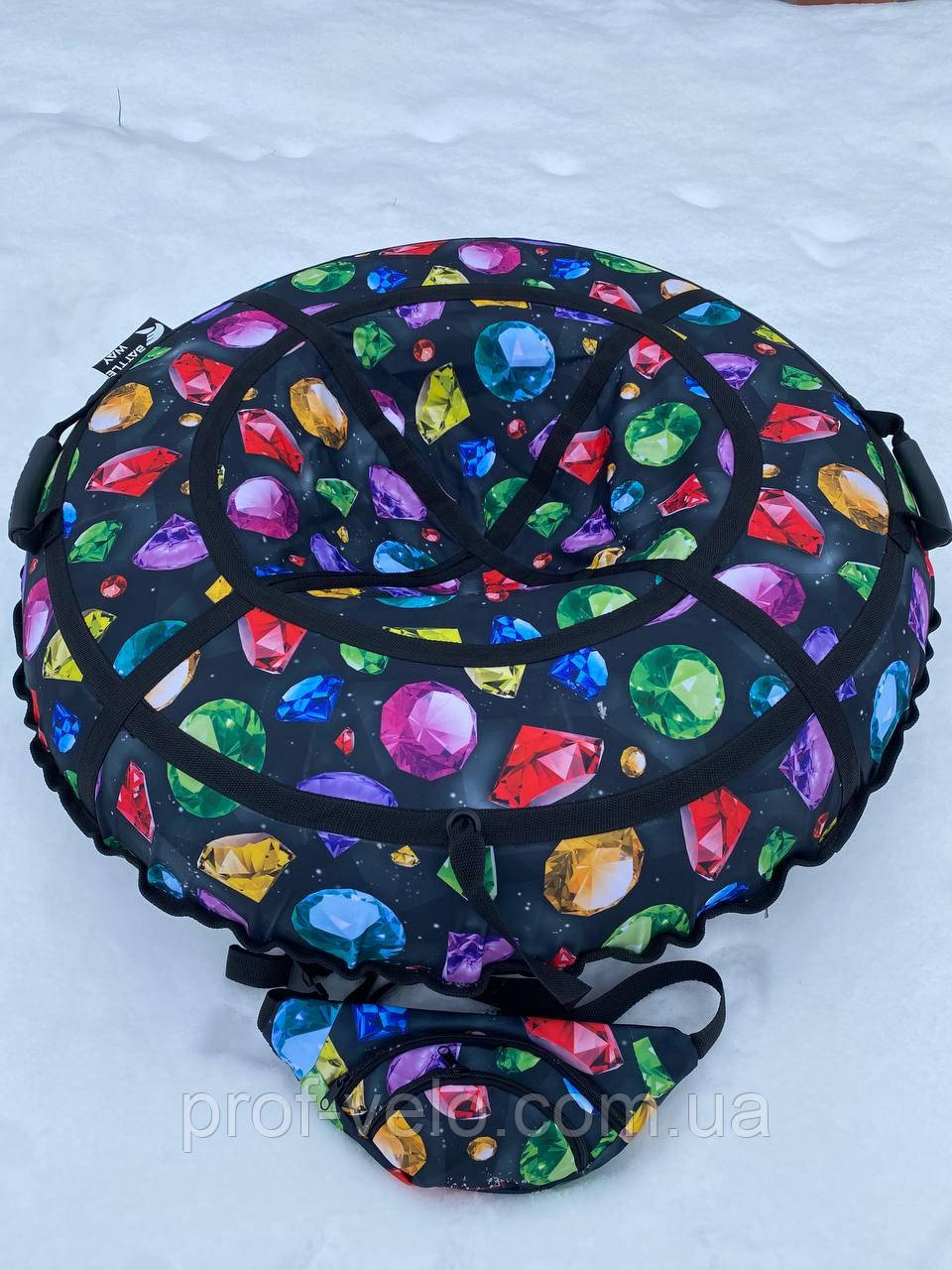 Тюбінг Алмази чорний 120 см, фото 1
