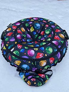 Тюбінг Алмази 100 см чорний