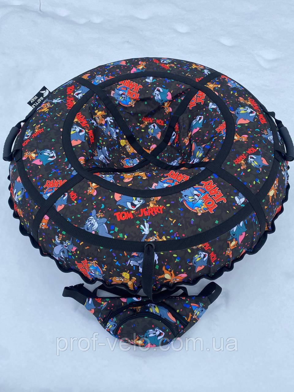 Тюбінг Tom&Jerry 100 см чорний, фото 1