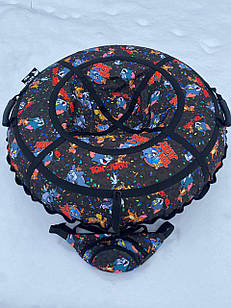 Тюбінг Tom&Jerry 100 см чорний