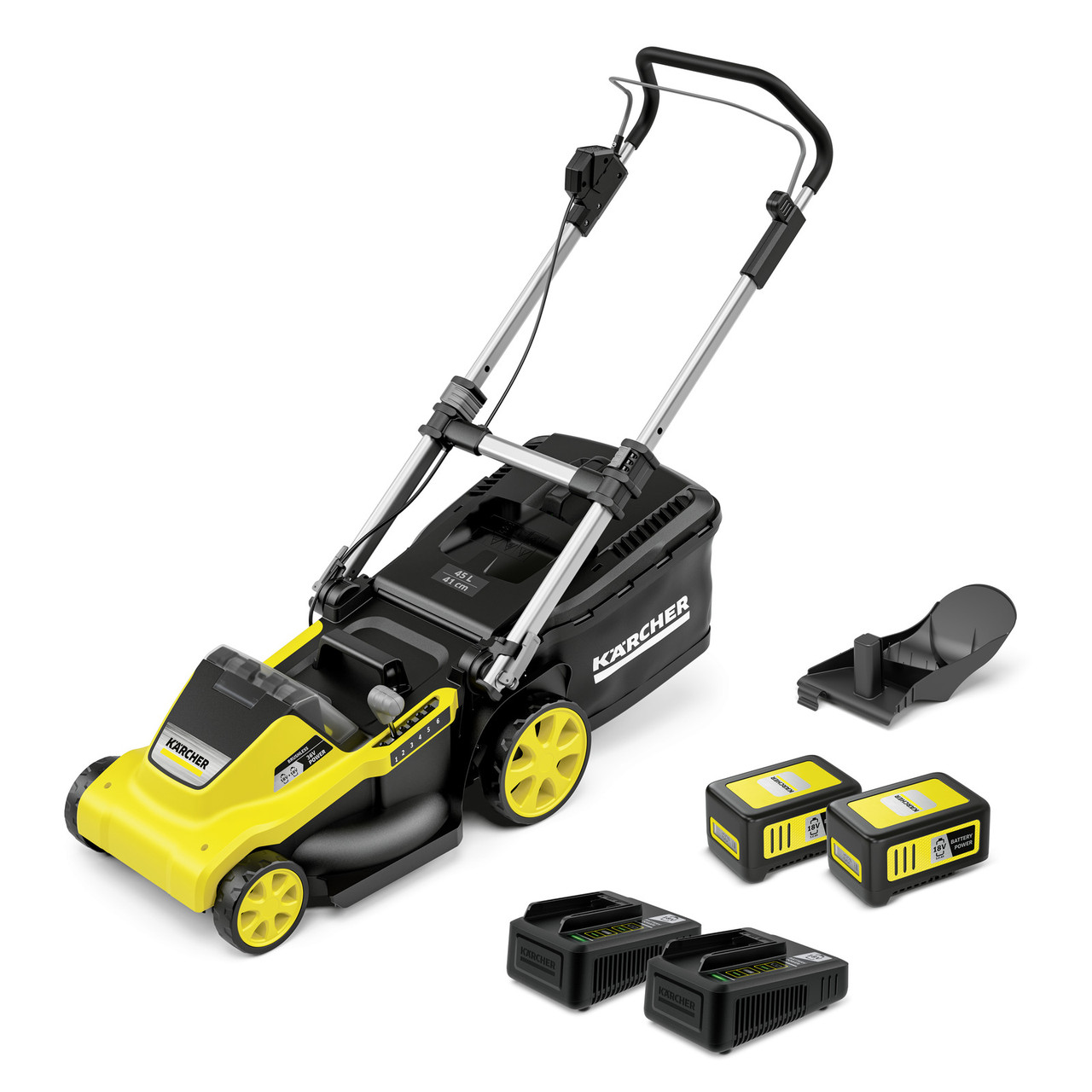 Акумуляторна газонокосарка Karcher LMO 5-18 Dual Battery Set