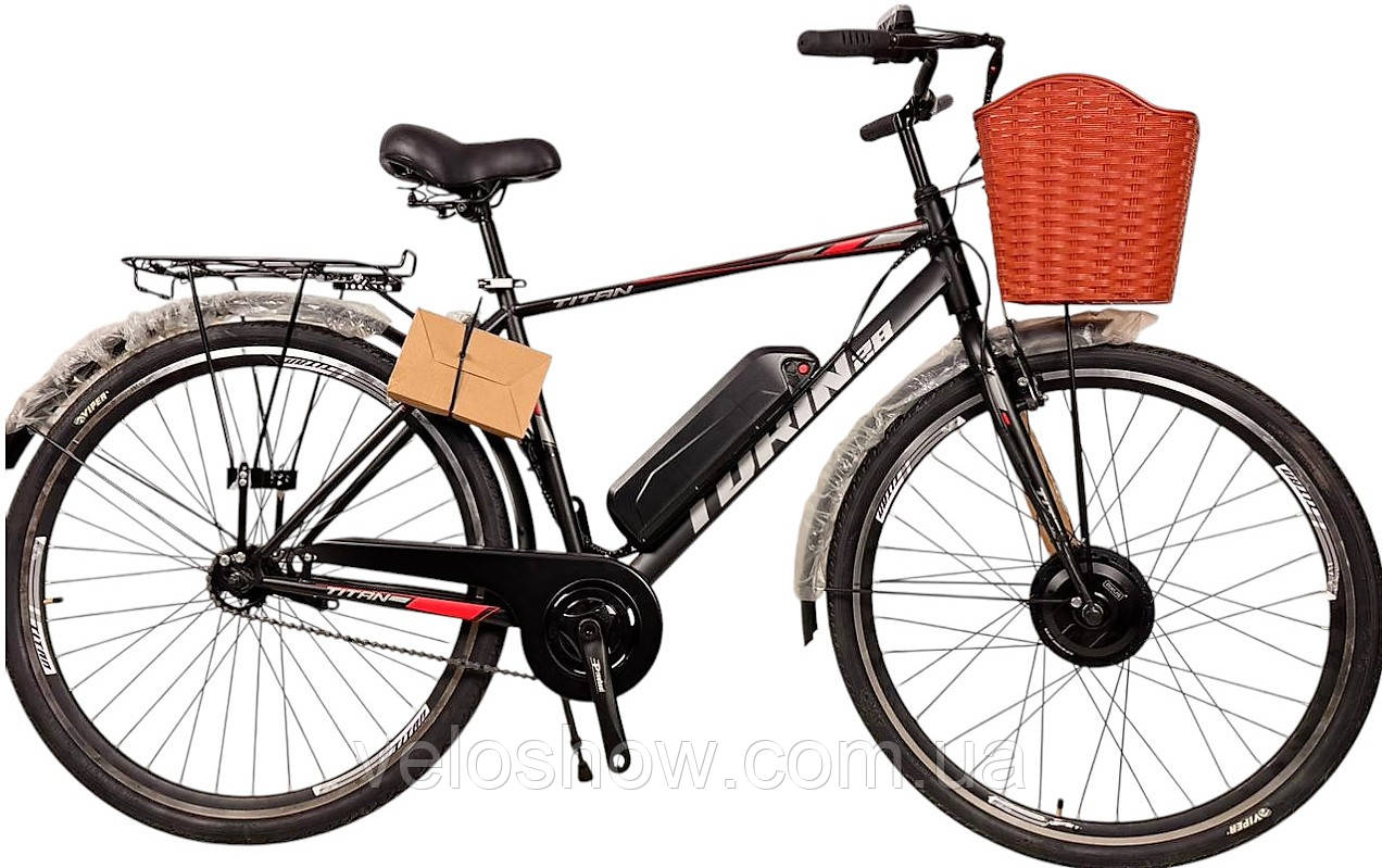 Електровелосипед 28 Torino 500W, 48V10AH, 18A мотор MXUS міський чоловічий дорожній унісекс Titan