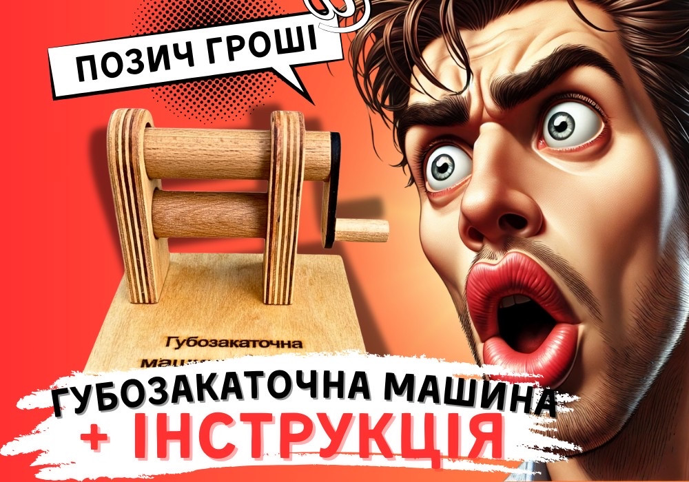 Губозакочувальна машинка, подарунковий сувенір + інструкція