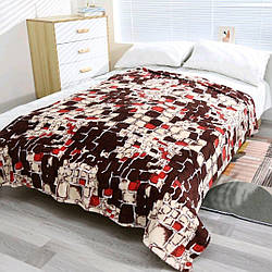 М'яке простирадло покривало двоспальний розмір Камінчики