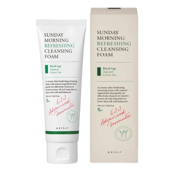 Зволожуюча пінка для вмивання AXIS-Y Sunday Morning Refreshing Cleansing Foam 120 мл
