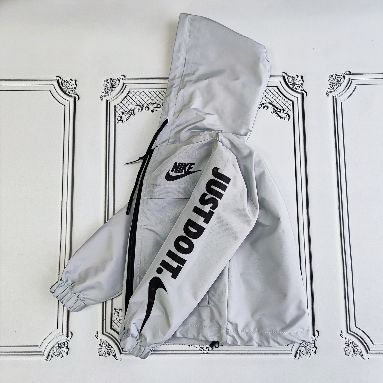 Підліткова, дитяча куртка Nike, блакитна демісезонна куртка для хлопчика