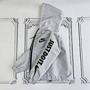 Підліткова, дитяча куртка Nike, блакитна демісезонна куртка для хлопчика, фото 1