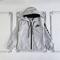 Підліткова, дитяча куртка Nike, блакитна демісезонна куртка для хлопчика, фото 3
