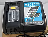 Літій-іонний зарядний пристрій для Makita MTC2003 14.4V-18V 3A C18RC BL1850B BL1860 BL1830, фото 4