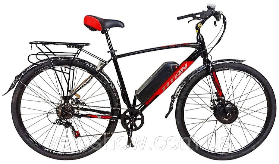 Електровелосипед алюмінієвий 28 Chester 500 W, 48V10AH, 18A мотор MXUS швидкісний міський чоловічий дорожній унісекс Titan