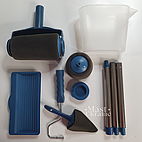 Комплект малярских валиків для фарбування стін та стелі Point Roller, набір для фарбування 5в1 Синій PR-25-Blue, фото 6