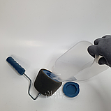 Комплект малярских валиків для фарбування стін та стелі Point Roller, набір для фарбування 5в1 Синій PR-25-Blue, фото 9