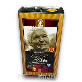 Оливкова олія Oil Extra Vergine (Бабуся) 5л - Kalamata Виробництво (Греція)
