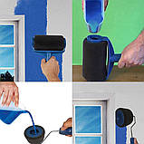 Комплект малярских валиків для фарбування стін та стелі Point Roller, набір для фарбування 5в1 Синій PR-25-Blue, фото 7