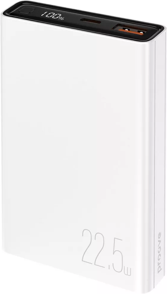 Портативний акумулятор Proove Hyper Flux 22.5 W 10000 mAh white (PBH120120002), фото 1