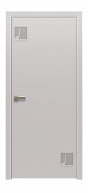 Двері  IMPRESS 01 B сірий мат 7047