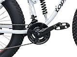 Позашляховик фетбайк 26/4.0 Panther Top з амортизаторами (fatbike) широкі колеса двопідвісний, фото 8