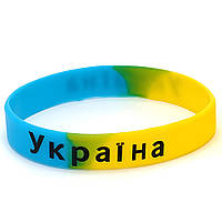 Браслет силіконовий патріотичний УКРАЇНА