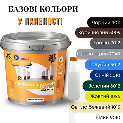 Епоксидна наливна підлога 4.5 кг – міцне покриття для будь-яких поверхонь (Svitlo-sira), фото 3