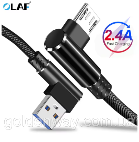 Кабель Micro USB 3 метри для відеореєстратора зеркала Xiaomi 70mai Smart Dash Cam Pro Dash Cam A200 A400 A500 A500 смартфона
