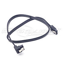 Кабель SATA-DATA 3.0 для HDD, 0.35 м кутовий з засувками, фото 4