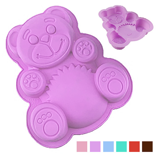 Силиконова форма для випічки "Медведь" 17*15*4 см, фото 1