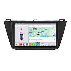 Штатна магнітола Lesko для Volkswagen Tiguan II Рестайлінг 2020-н.в. екран 10" 4/64 QLED CarPlay 4G Wi-Fi GPS