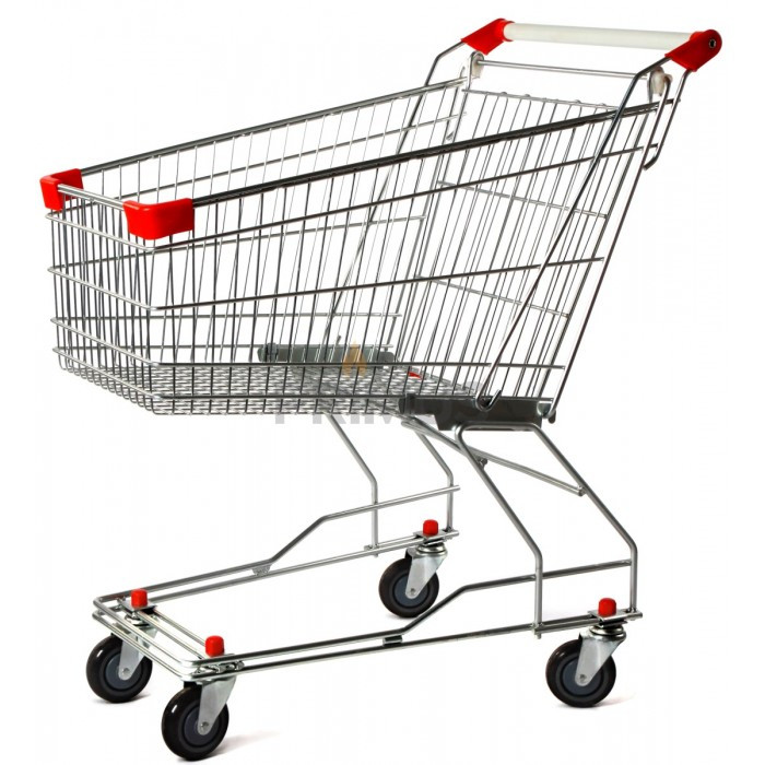 Б/В Візок купівельний VIZ-A 105 л металевий кошик для супермаркетів та торгових точок.