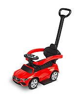 Машинка для катання Caretero (Toyz) Mercedes C-CLASS з батьківською ручкою Red