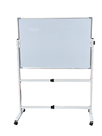 Дошка поворотна двостороння на колесах FLIP 75 см х 100 см . під маркер, магнітна,