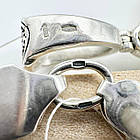 Чоловічий комплект із чорнінням православний хрест 20 г з ланцюжком подвійний якір 925 проба, фото 8